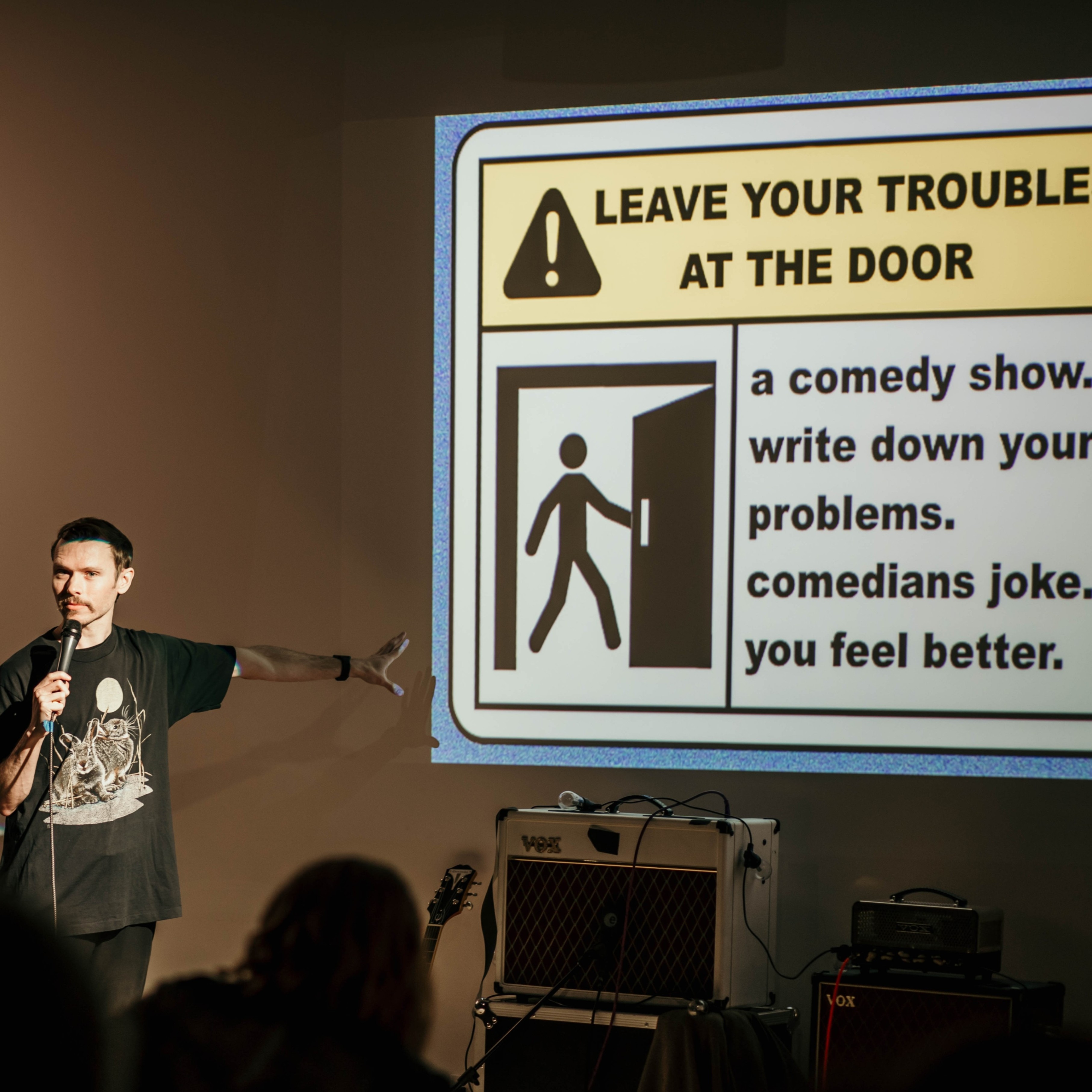 Event Photo: Leave Your Troubles at The Door
