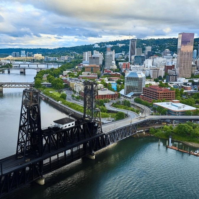 city view of downtown Portland