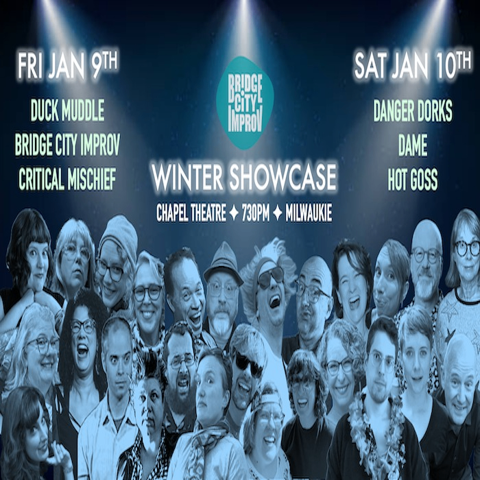 event poster with title in text