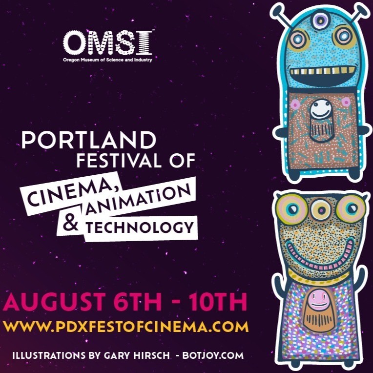 Film Festival poster with art from Gary Hirsch