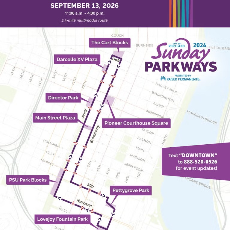 downtown parkways map