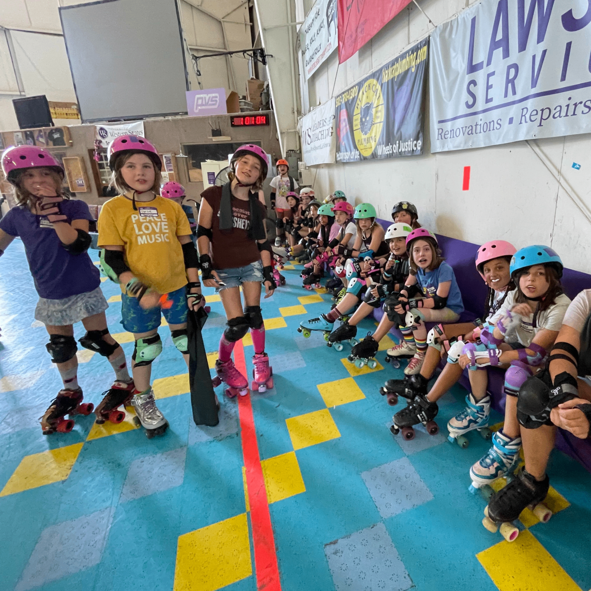 Event Photo: Youth Roller Derby Spring Break Camp (ages 7-12)