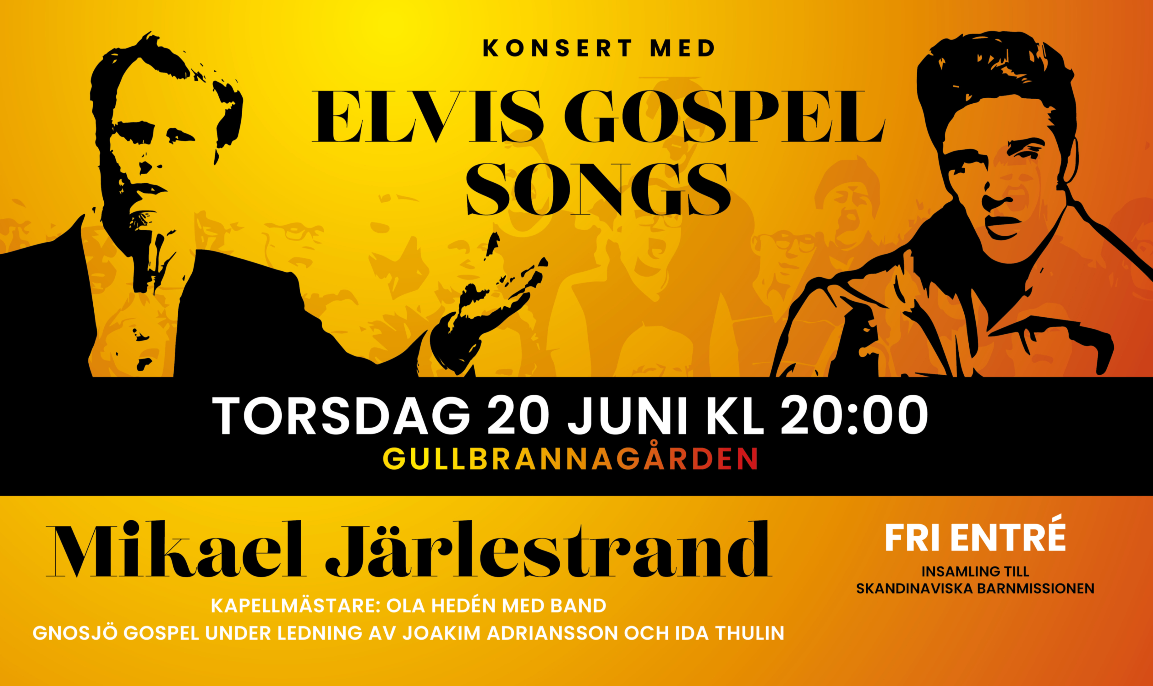 Bildbeskrivning saknas för evenemanget: Konserten Elvis Gospel Songs med Mikael Järlestrand