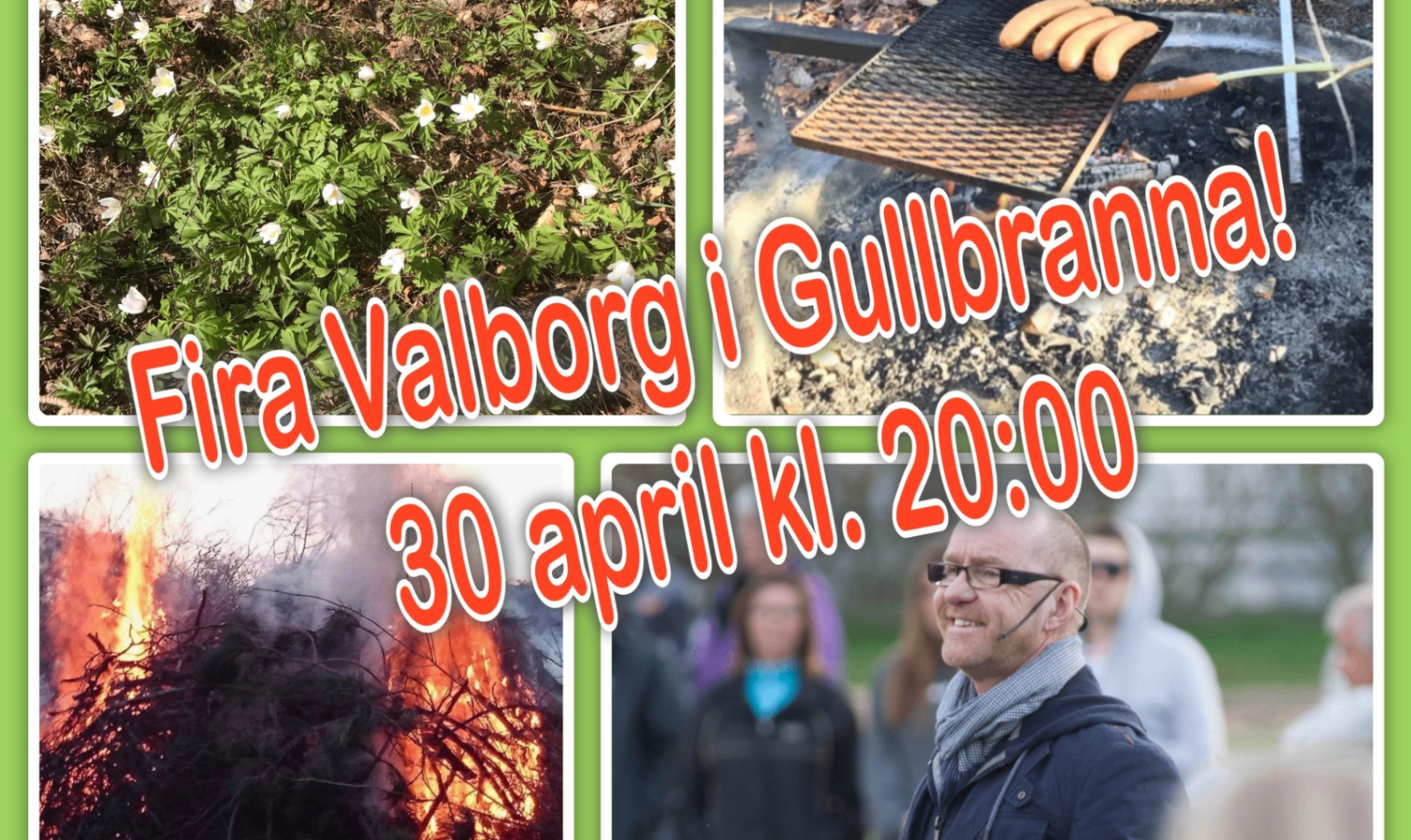Bildbeskrivning saknas för evenemanget: Valborgsfirande på Gullbrannagården 
